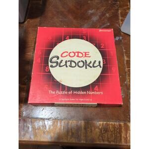Code Sudoku, Board Game, Pressman, New, 1-4 Players